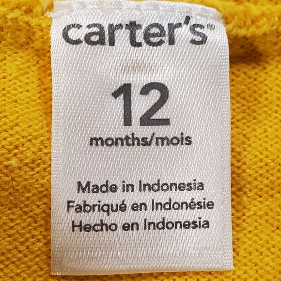 Carter's Yellow Button Up Sweater 💛 - Picture 6 of 7